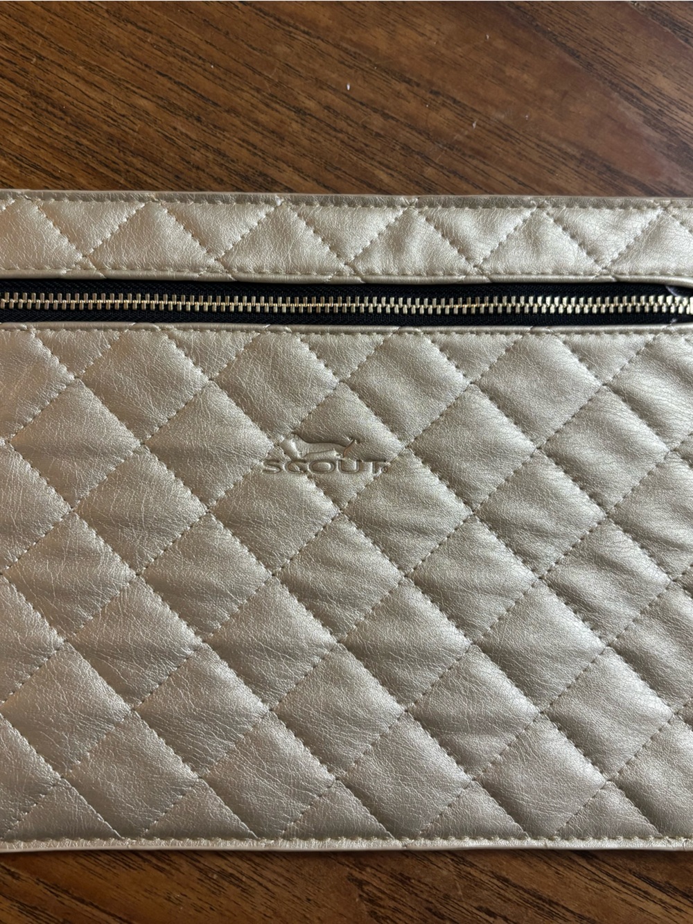 NEW Scout Quilted Gold Women's Pouch